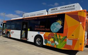 Banner CDC HYDROGEN FUELLED BUSES