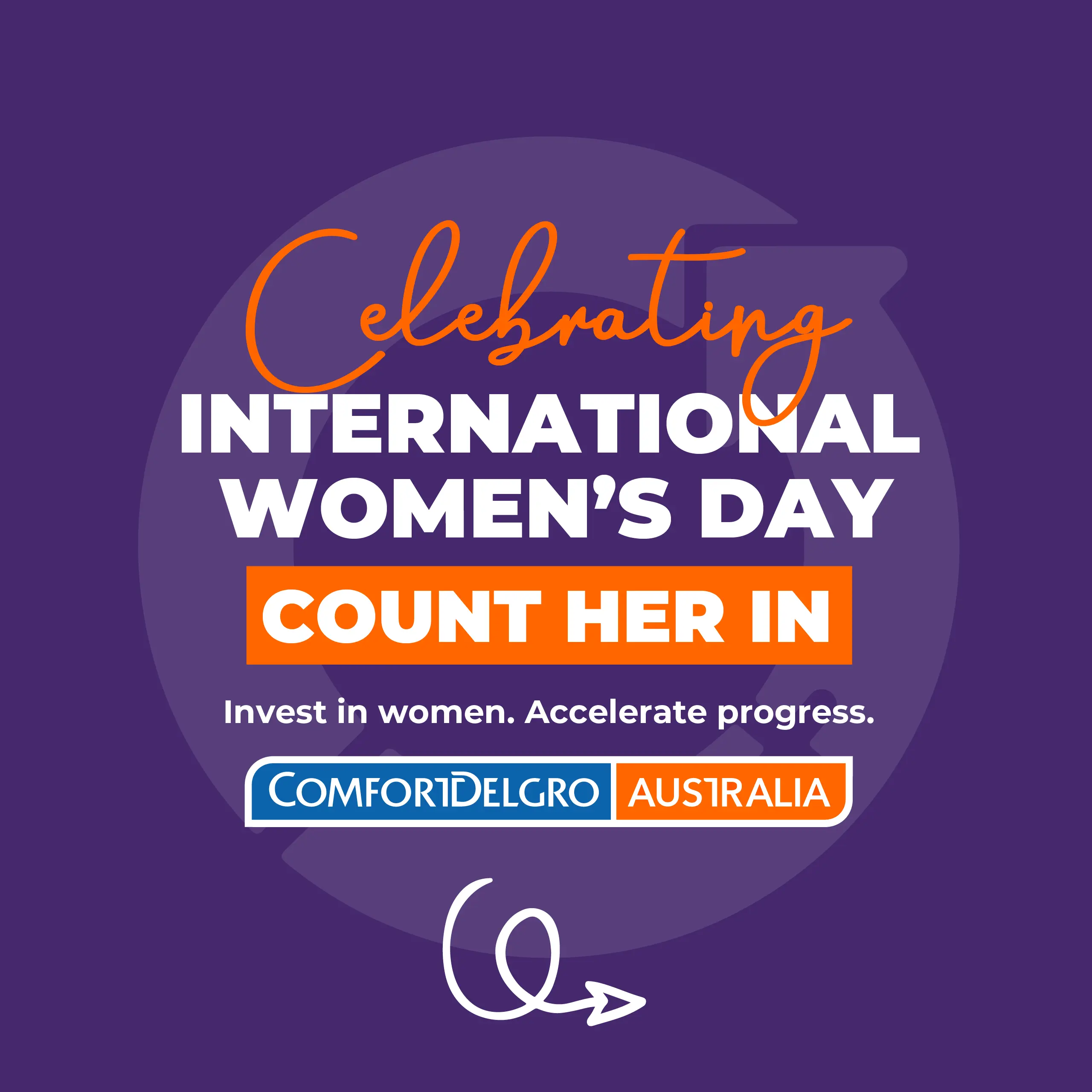 International Women’s Day 2024 Count Her In ComfortDelGro Australia